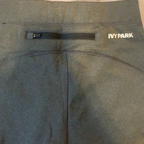 Ivy Park Dark Gray Capri Cropped Leggings - Picture 4 of 9
